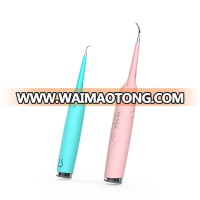 Hot LED Light Waterproof Home Use Rechargeable Teeth Cleaning Dental Scaler Equipment with 2 Working Tips