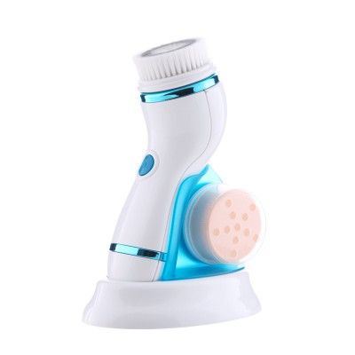 Electronic multifunction face facial cleansing brush spa skin massage electric rotating cleaning brush