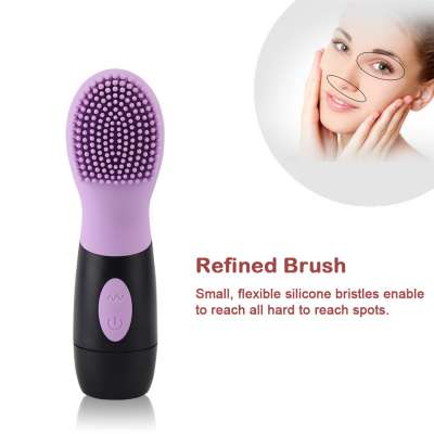 Beauty Personal Care Wireless Charging Electric Ultrasonic Face Massager Silicone Facial Cleansing Brush